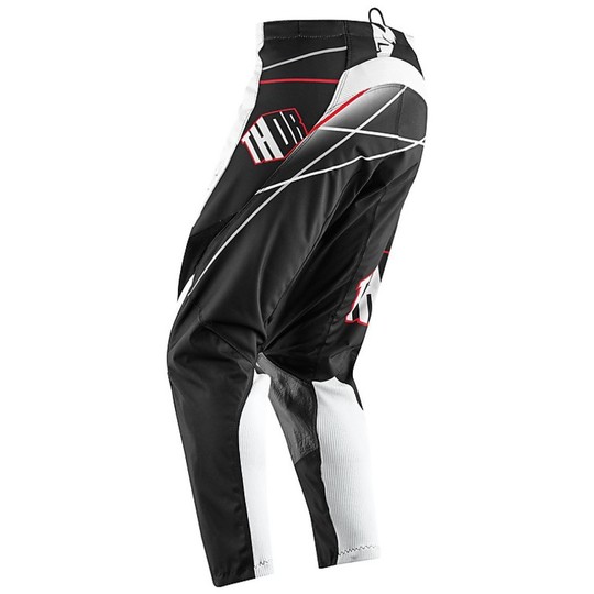 Enduro Moto Cross Pants Thor Phase Prism 2015 Black White