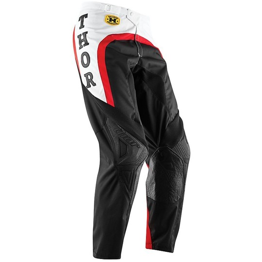 Enduro Moto Cross Pants Thor Phase Pro-GP 2015 Weiß Rot