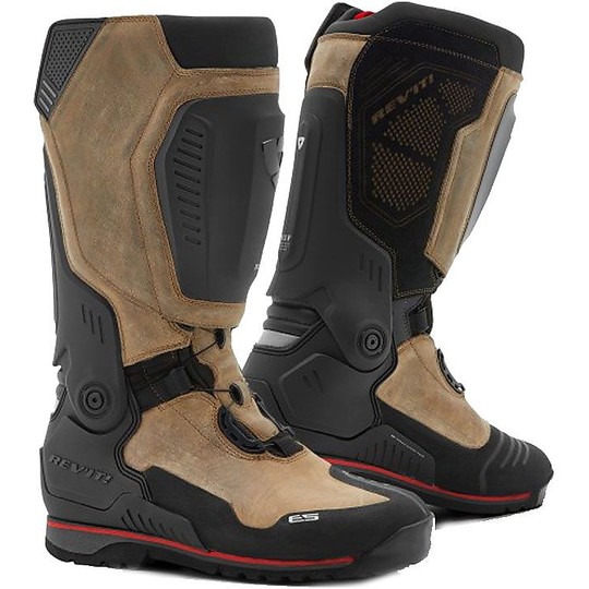 Enduro Motorcycle Boots Rev'it EXPEDITION H20 Brown