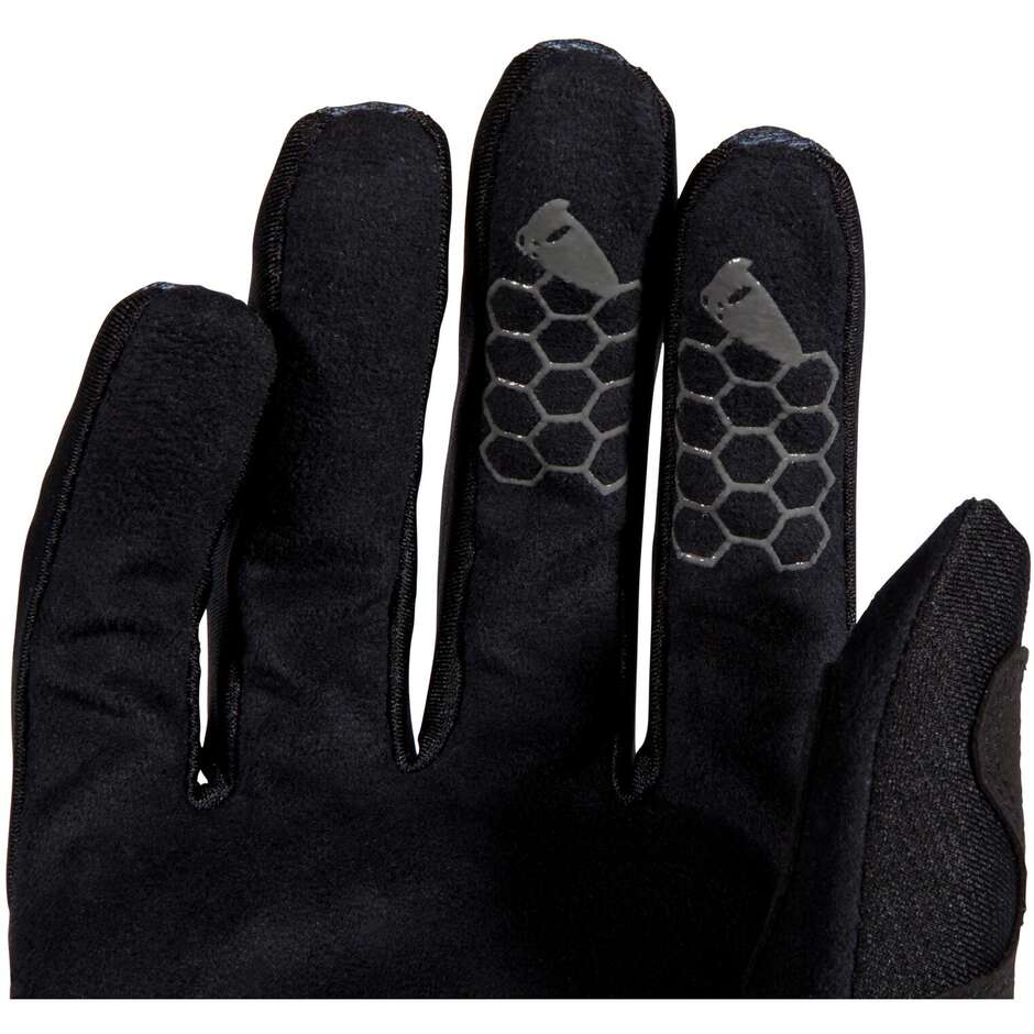 Enduro Motorcycle Gloves for Kids Ufo SKILL RADIAL Black