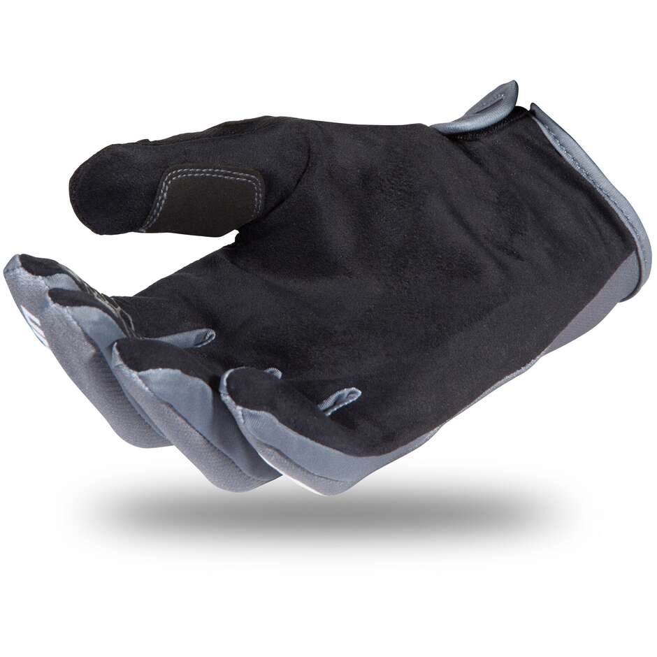 Enduro Motorcycle Gloves Ufo SKILL RADIAL Gray