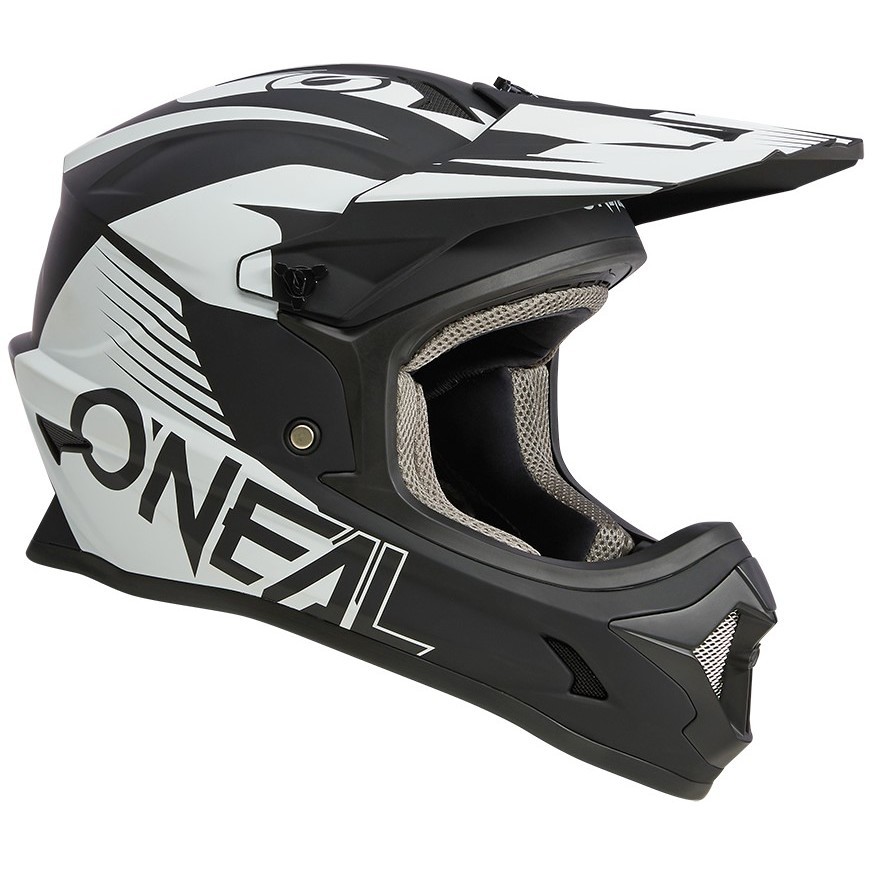 Enduro motorcycle helmet Oneal 1SRS Youth Helmet STREAM V.23 Black White
