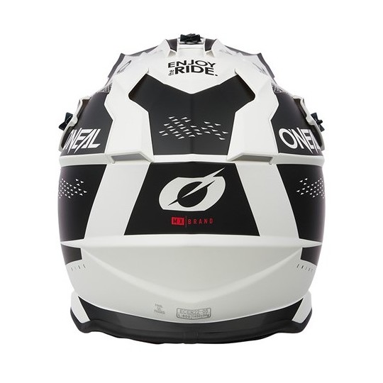 Enduro motorcycle helmet Oneal 2SRS Helmet SLAM V.23 Black White