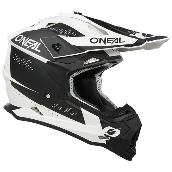 Enduro motorcycle helmet Oneal 2SRS Helmet SLAM V.23 Black White