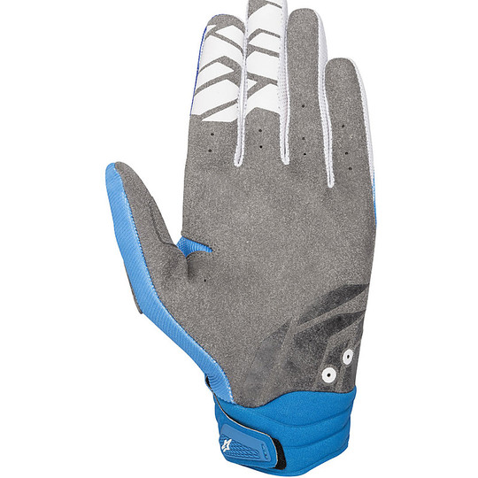 Enduro Motorrad-Handschuhe Alpine Flieger Blue Water