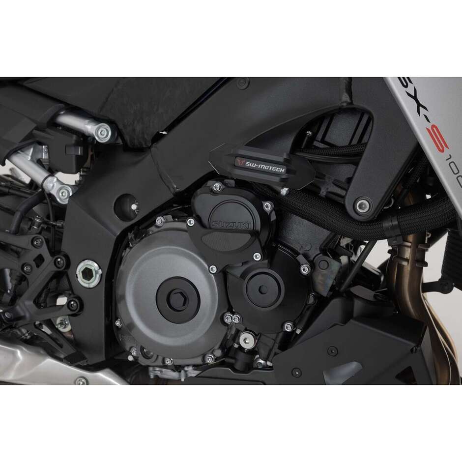 Engine Compartment Cover Protector Black Sw-Motech MSS.05.587.10101/B For Suzuki GSX-S 1000 / GSX-S 950 (21-)