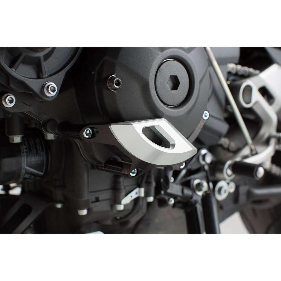Engine Compartment Cover Protector Silver / Black Sw-Motech MSS.06.599.10100 For MT09/Tracer, Tracer900/GT, XSR900