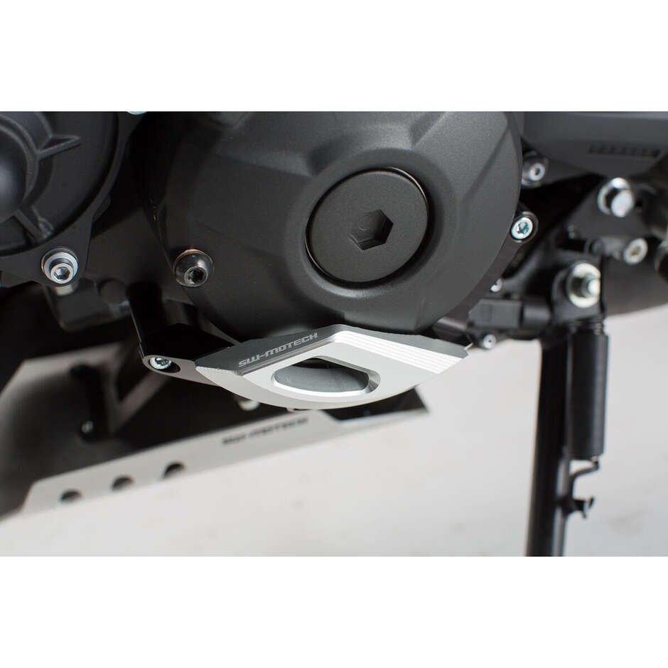 Engine Compartment Cover Protector Silver / Black Sw-Motech MSS.06.599.10100 For MT09/Tracer, Tracer900/GT, XSR900