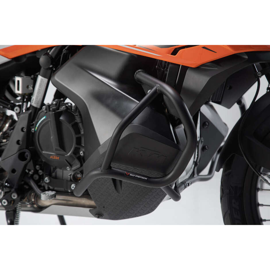 Engine Protection Bar Black Sw-Motech SBL.04.521.10002/B For KTM 790/890 Adv/R (19-25); HUSQVARNA Norden901 (21-25)