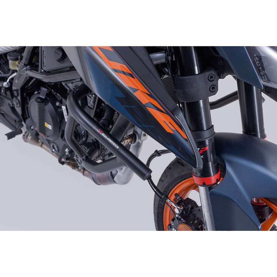 Engine Protection Bar BLACK Sw-Motech SBL.04.988.10000/B For KTM Duke125/390 (23-25); HUSQVARNA Svartpilen401/Vitpilen401 (23-25)