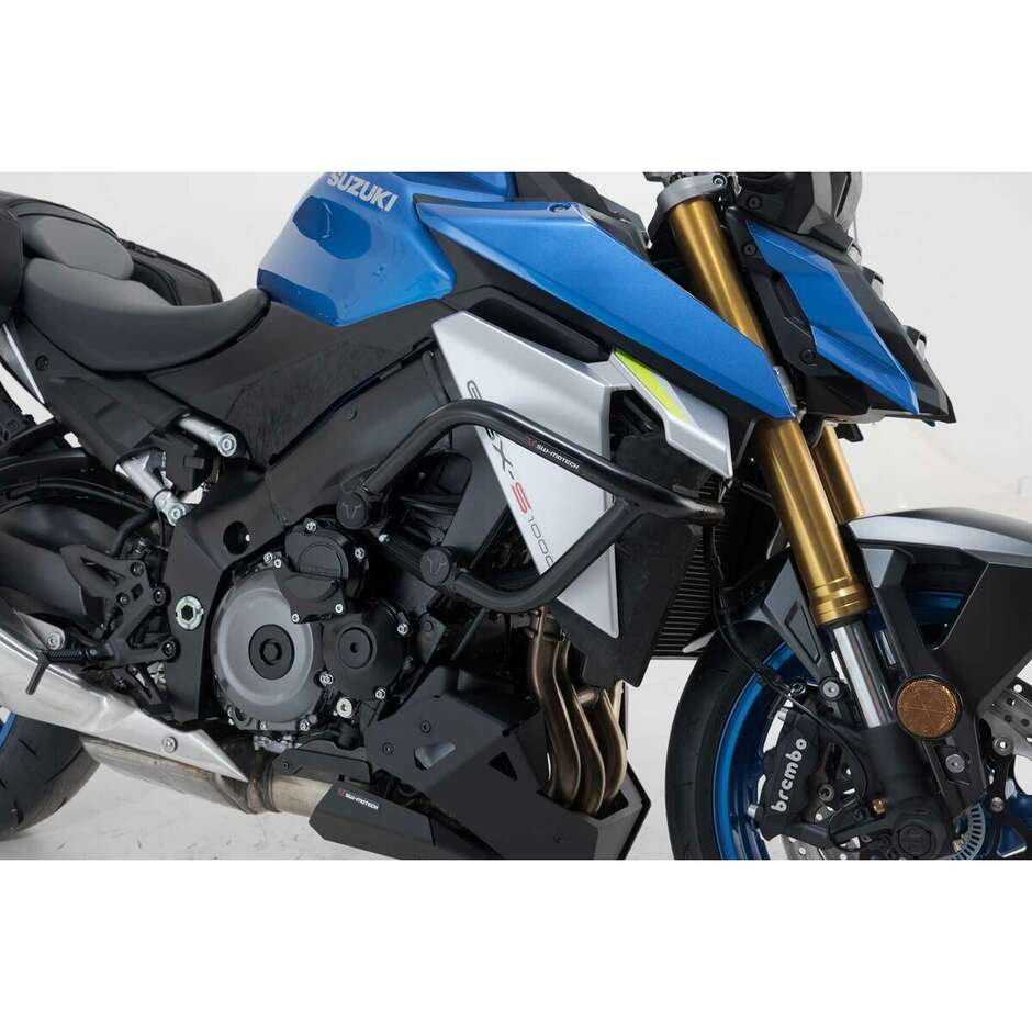 Engine Protection Bar Black Sw-Motech SBL.05.587.10000/B for Suzuki GSX-S1000/ GSX-S1000GX/ GSX-S950 (21-24)