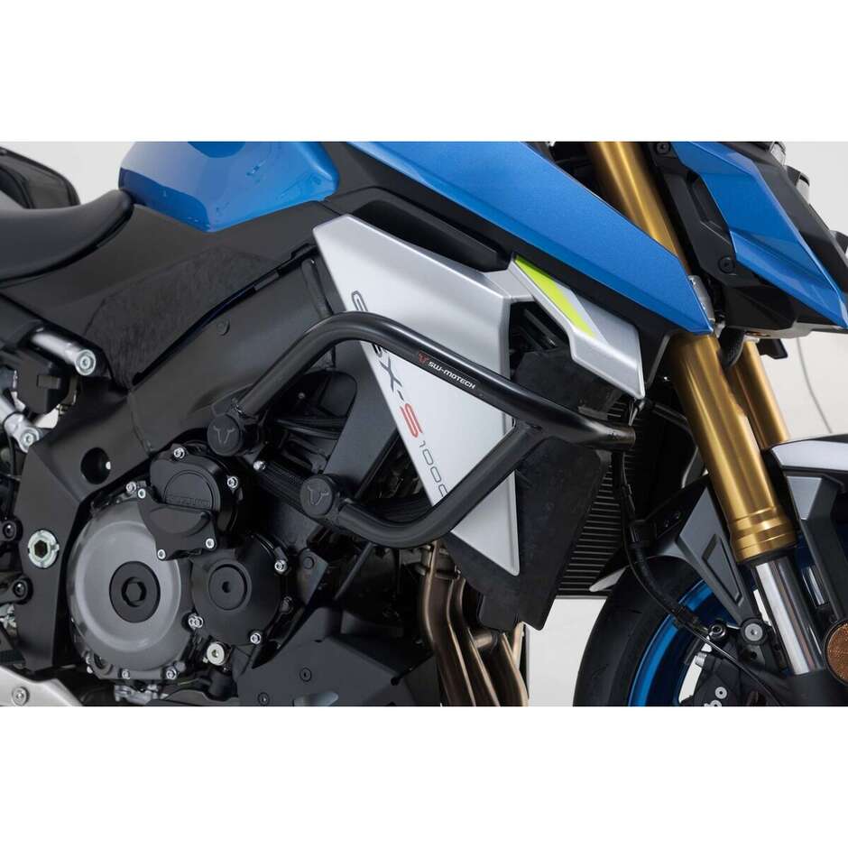 Engine Protection Bar Black Sw-Motech SBL.05.587.10000/B for Suzuki GSX-S1000/ GSX-S1000GX/ GSX-S950 (21-24)
