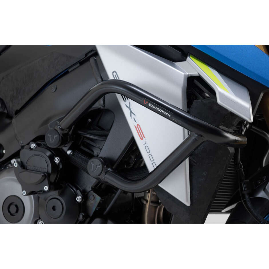 Engine Protection Bar Black Sw-Motech SBL.05.587.10000/B for Suzuki GSX-S1000/ GSX-S1000GX/ GSX-S950 (21-24)