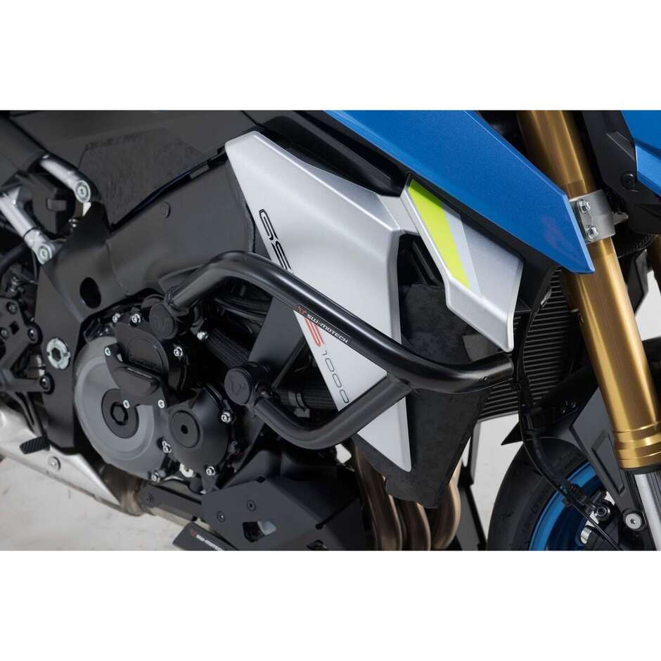 Engine Protection Bar Black Sw-Motech SBL.05.587.10000/B for Suzuki GSX-S1000/ GSX-S1000GX/ GSX-S950 (21-24)