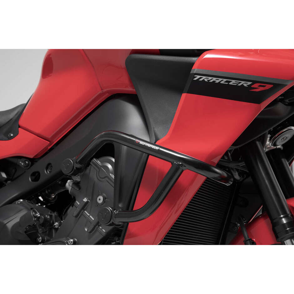 Engine Protection Bar Black Sw-Motech SBL.06.921.10001/B for Yamaha Tracer 9 / GT (20-) / GT+ (22-)