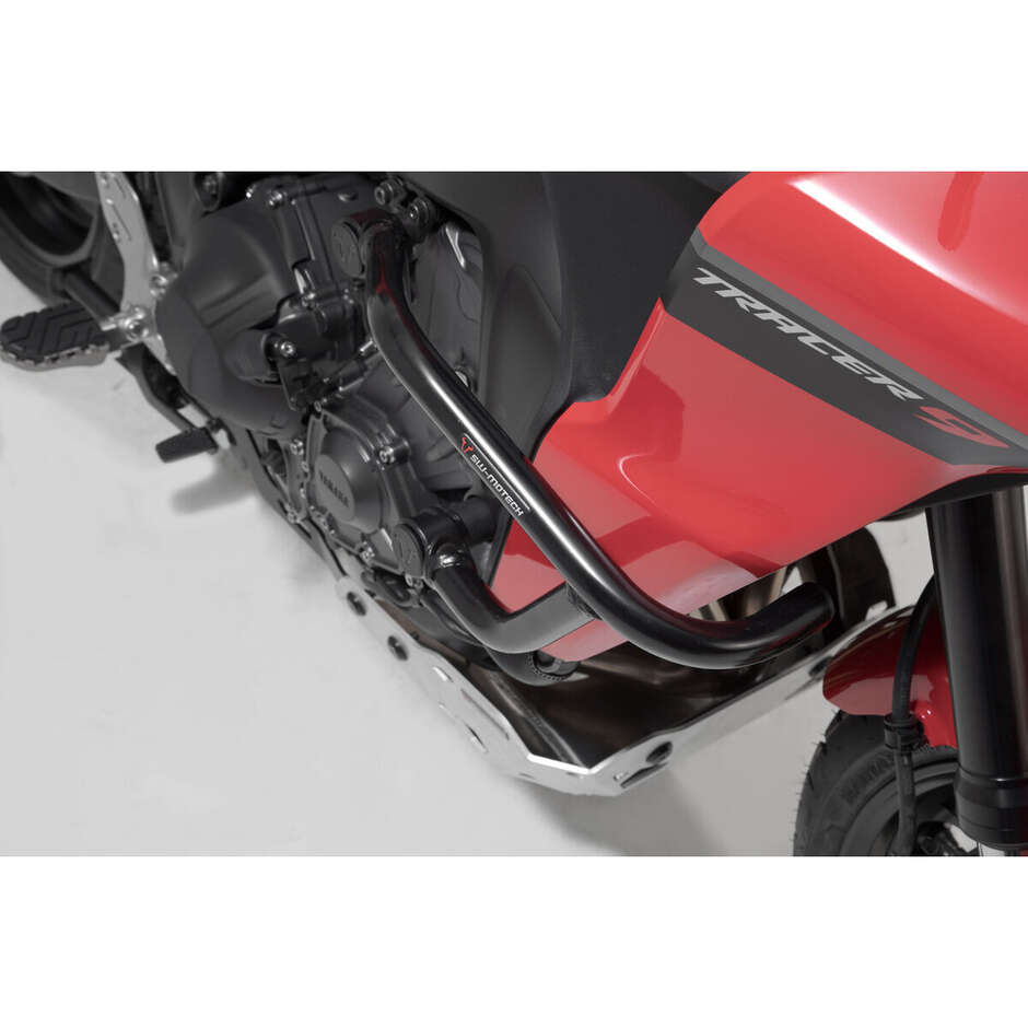 Engine Protection Bar Black Sw-Motech SBL.06.921.10001/B for Yamaha Tracer 9 / GT (20-) / GT+ (22-)