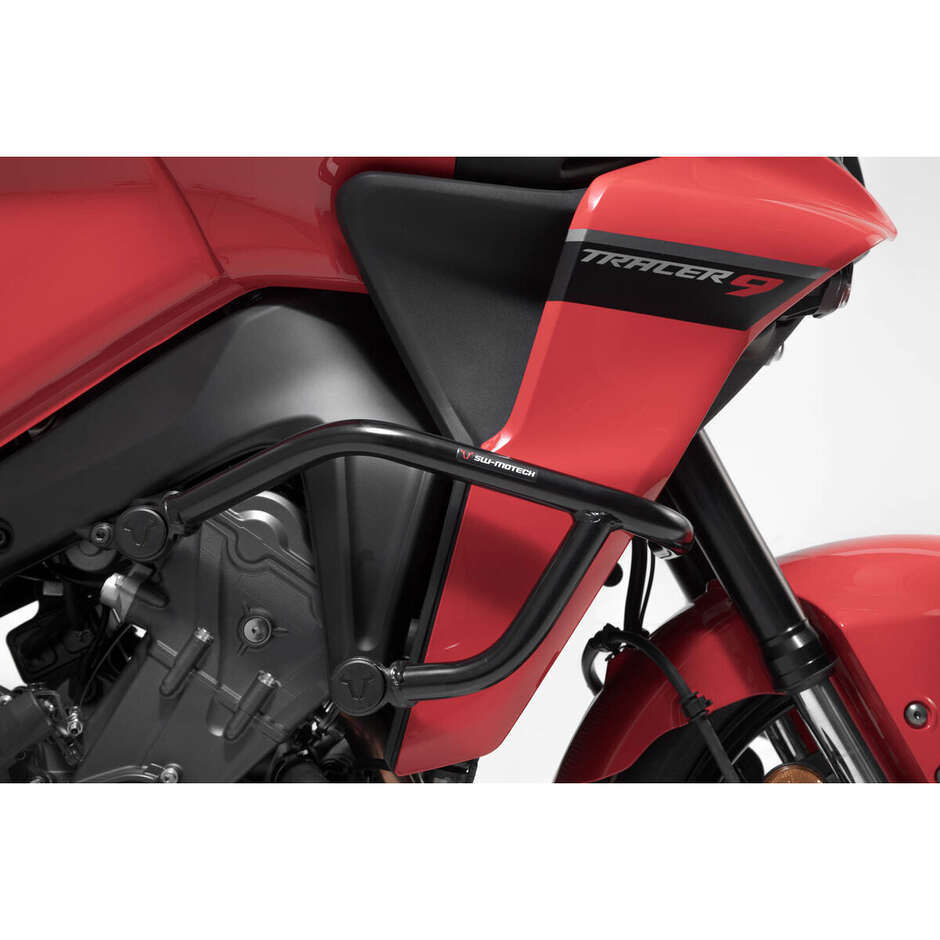 Engine Protection Bar Black Sw-Motech SBL.06.921.10001/B for Yamaha Tracer 9 / GT (20-) / GT+ (22-)