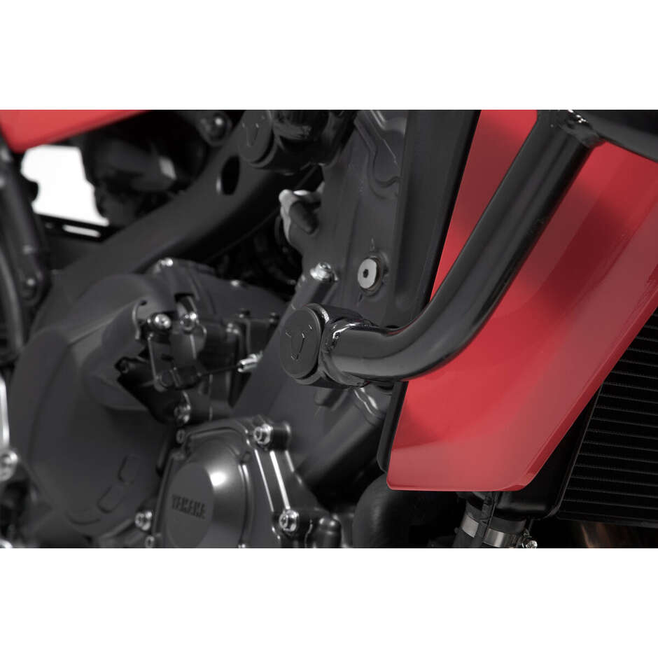 Engine Protection Bar Black Sw-Motech SBL.06.921.10001/B for Yamaha Tracer 9 / GT (20-) / GT+ (22-)