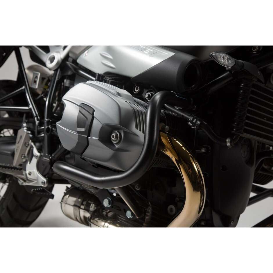 Engine Protection Bar Black Sw-Motech SBL.07.512.10000/B for BMW R nineT (14-23)