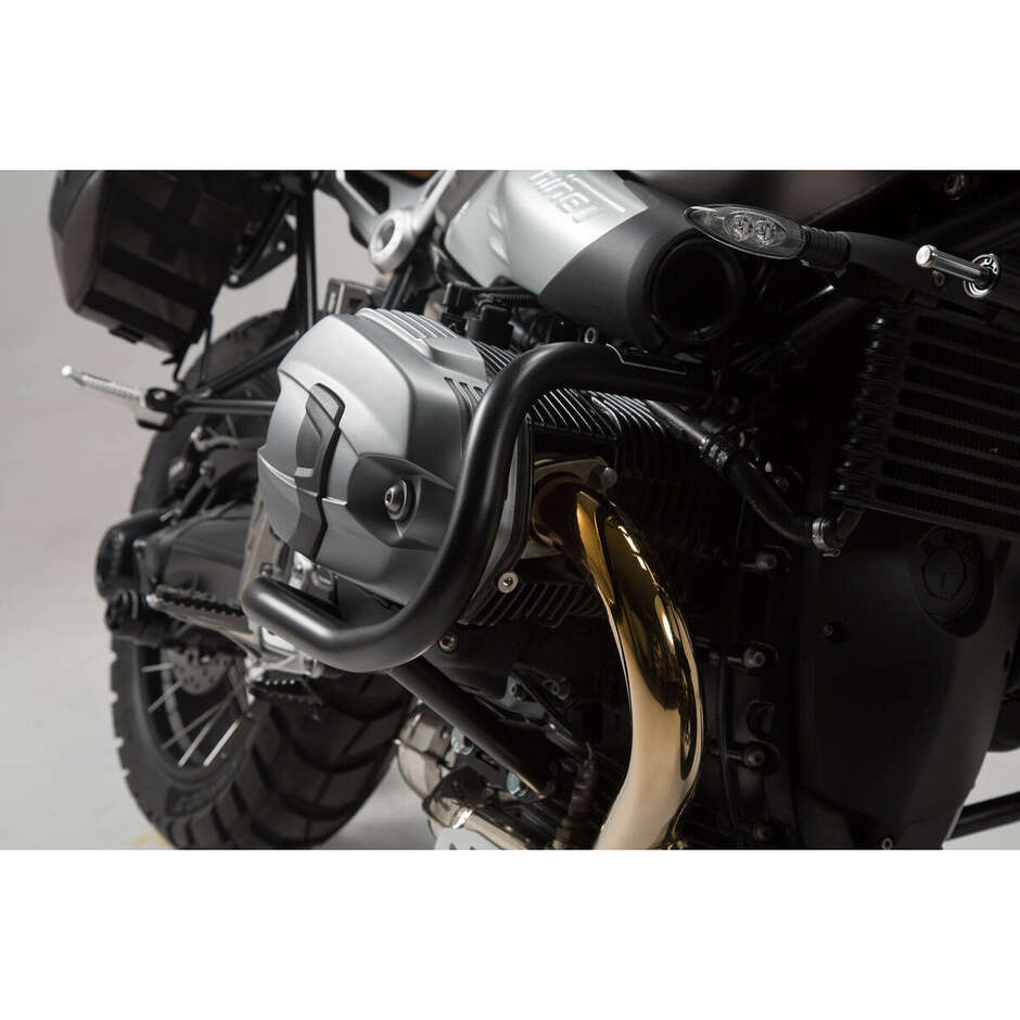 Engine Protection Bar Black Sw-Motech SBL.07.512.10000/B for BMW R nineT (14-23)