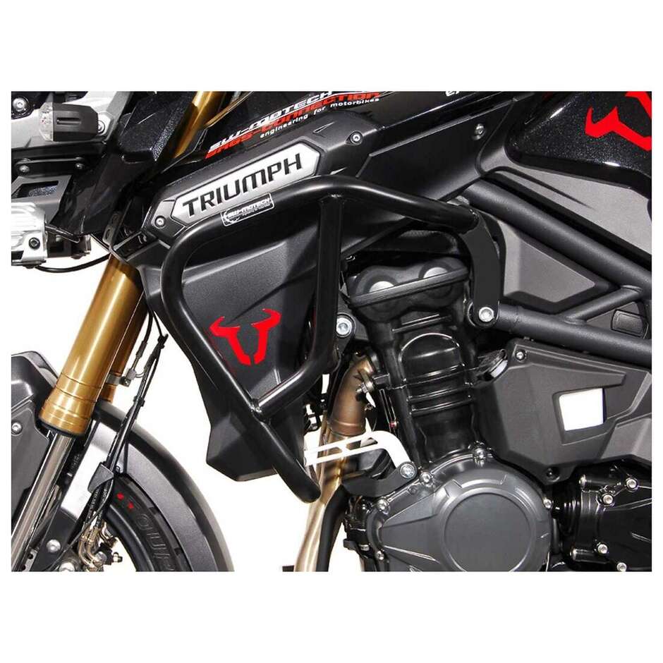 Engine Protection Bar Black Sw-Motech SBL.11.485.10000/B for Triumph Tiger 1200 Explorer (11-15)