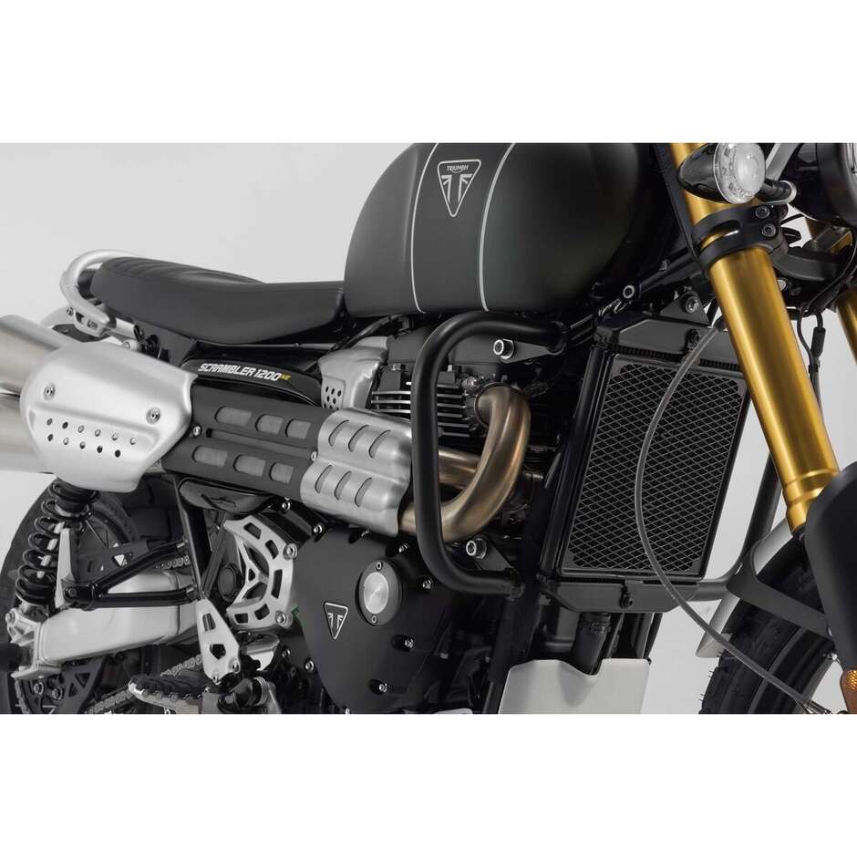 Engine Protection Bar Black Sw-Motech SBL.11.848.10000/B for Triumph Scrambler 1200 (21-24)