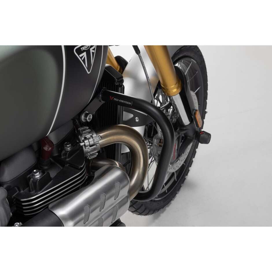 Engine Protection Bar Black Sw-Motech SBL.11.848.10000/B for Triumph Scrambler 1200 (21-24)