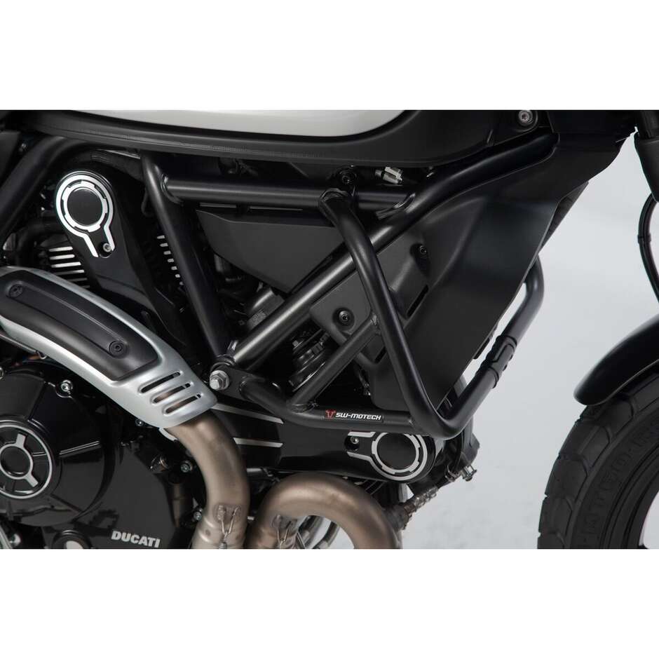 Engine Protection Bar Black Sw-Motech SBL.22.577.10001/B for Ducati Scrumbler 400 Sixty2 (16-20) / 800 (15-24)