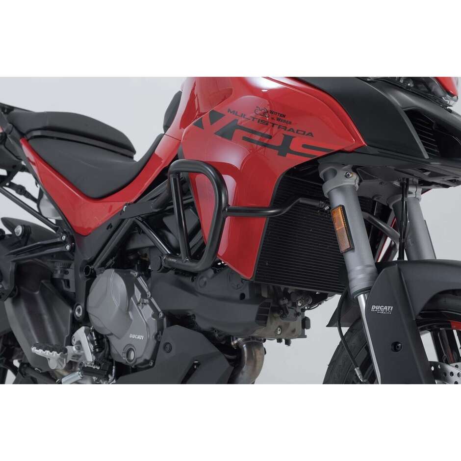 Engine Protection Bar Black Sw-Motech SBL.22.584.10001/B For DUCATI Multistrada1200 (15-17); Multistrada1260 (17-20); Multistrada950 (16-25); MultistradaV2 (21-24)