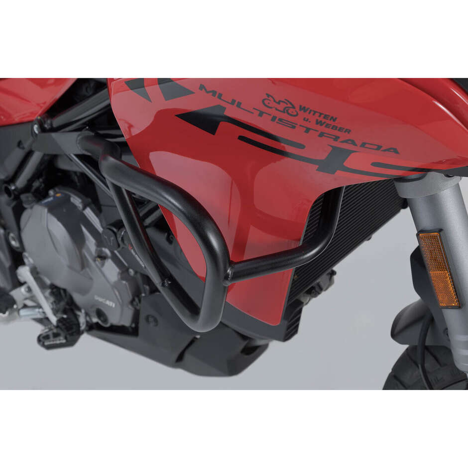 Engine Protection Bar Black Sw-Motech SBL.22.584.10001/B For DUCATI Multistrada1200 (15-17); Multistrada1260 (17-20); Multistrada950 (16-25); MultistradaV2 (21-24)