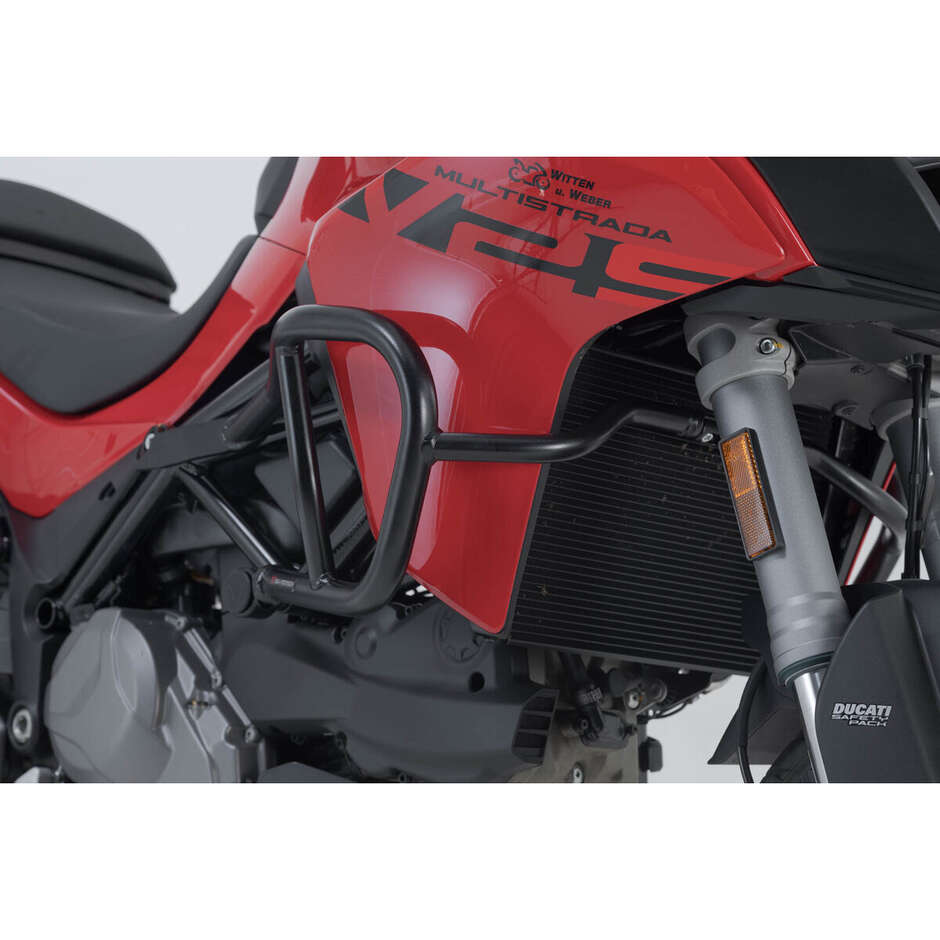 Engine Protection Bar Black Sw-Motech SBL.22.584.10001/B For DUCATI Multistrada1200 (15-17); Multistrada1260 (17-20); Multistrada950 (16-25); MultistradaV2 (21-24)