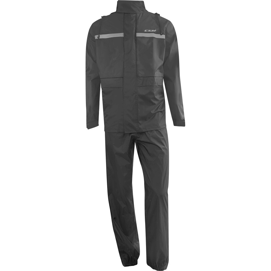 Ensemble de housse de pluie pour moto CGM E34 SPORT noir