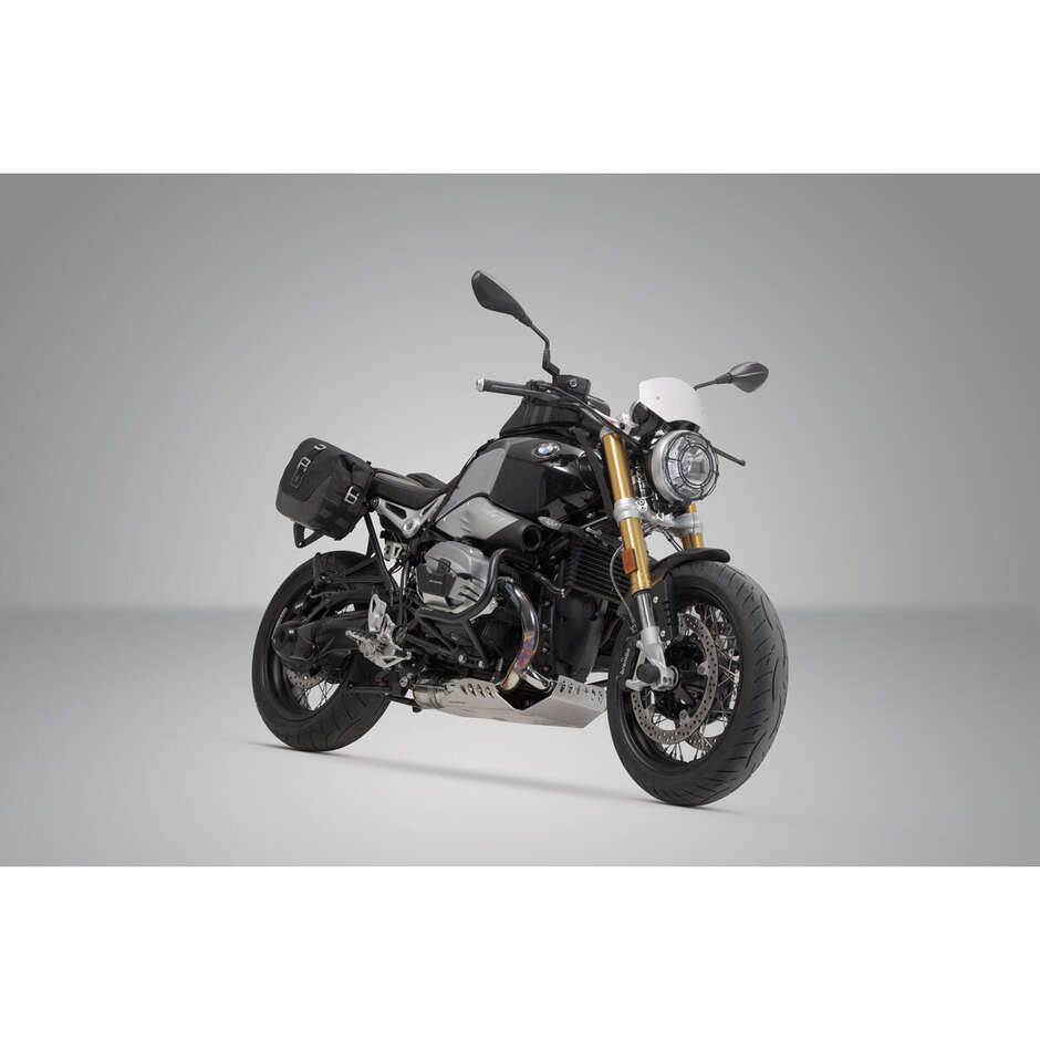 Ensemble de sacoches latérales LC Legend Gear Black Edition Sw-Motech BC.HTA.07.512.20500 pour BMW R nineT (2014 >) - Pure / Urban G/S (2016 >)