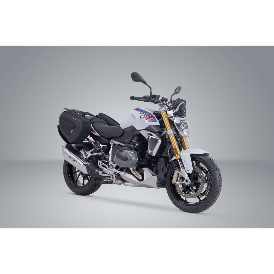 Ensemble de sacoches latérales Pro Blaze H Noir / Anthracite Sw-Motech BC.HTA.07.740.35600 Pour BMW R 1200 R/RS (14-18), R 1250 R/RS (18-)