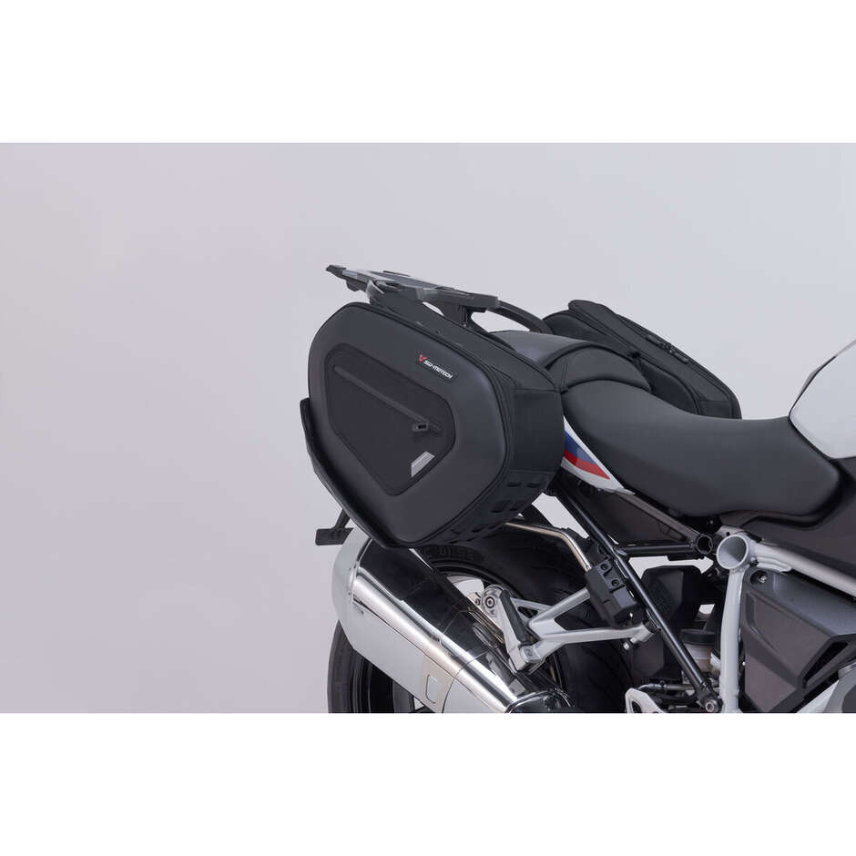 Ensemble de sacoches latérales Pro Blaze H Noir / Anthracite Sw-Motech BC.HTA.07.740.35600 Pour BMW R 1200 R/RS (14-18), R 1250 R/RS (18-)