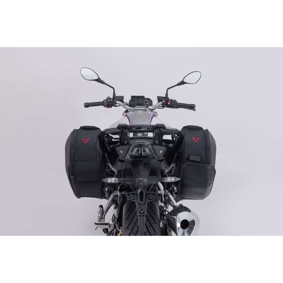 Ensemble de sacoches latérales Pro Blaze H Noir / Anthracite Sw-Motech BC.HTA.07.740.35600 Pour BMW R 1200 R/RS (14-18), R 1250 R/RS (18-)