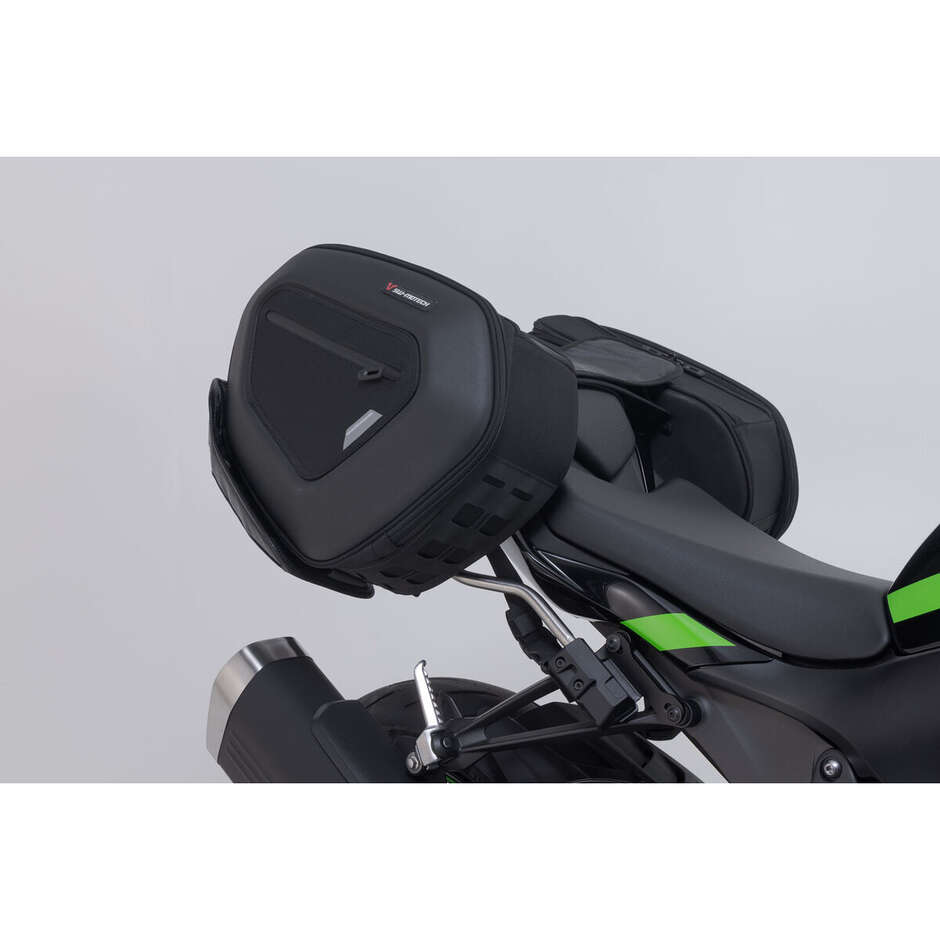 Ensemble de sacoches latérales Pro Blaze H Noir / Anthracite Sw-Motech BC.HTA.08.740.37000 Pour Kawasaki ZX-6R (23-), ZX-4RR (23-)