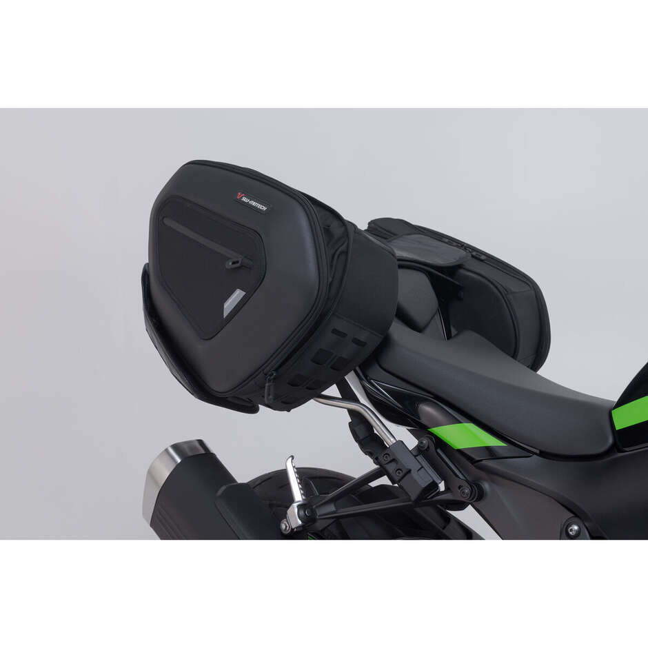 Ensemble de sacoches latérales Pro Blaze H Noir / Anthracite Sw-Motech BC.HTA.08.740.37000 Pour Kawasaki ZX-6R (23-), ZX-4RR (23-)