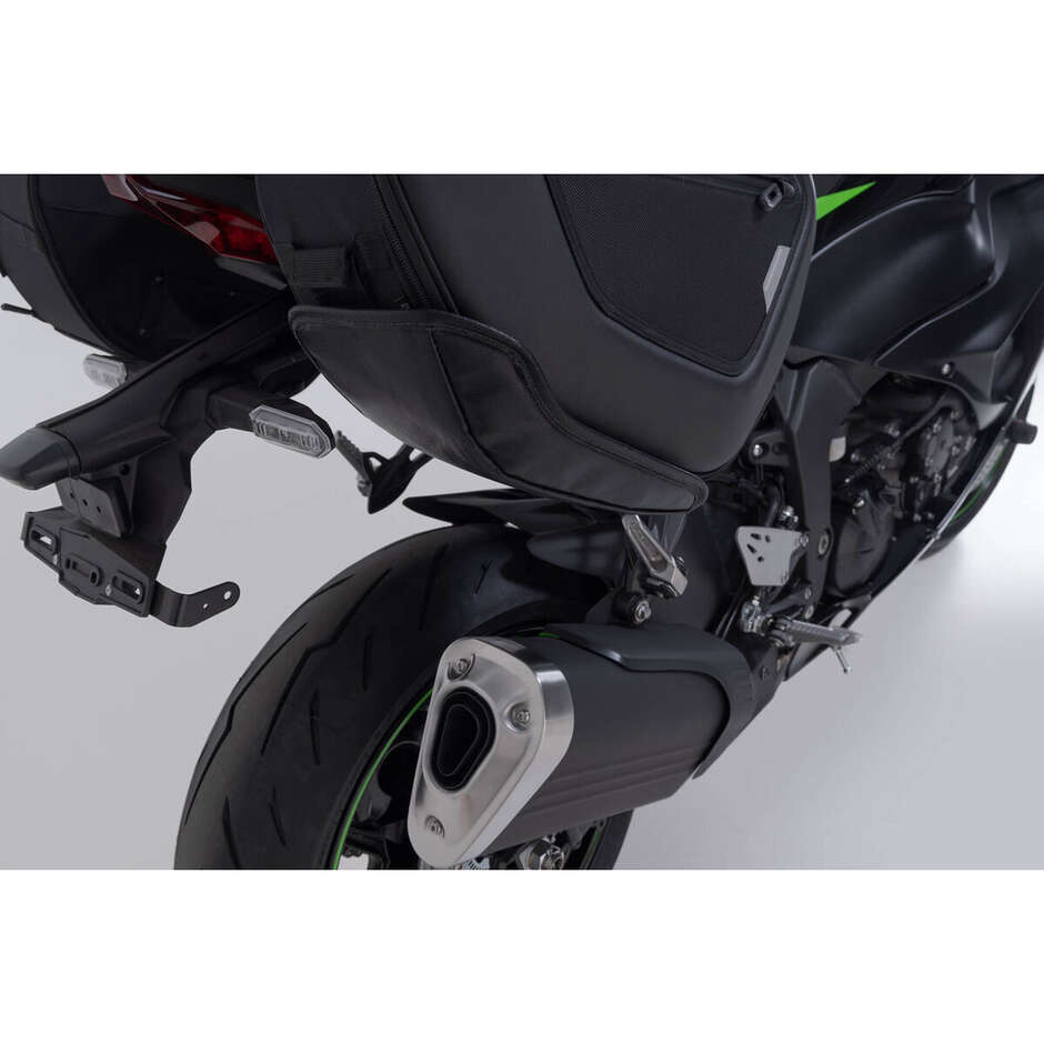Ensemble de sacoches latérales Pro Blaze H Noir / Anthracite Sw-Motech BC.HTA.08.740.37000 Pour Kawasaki ZX-6R (23-), ZX-4RR (23-)