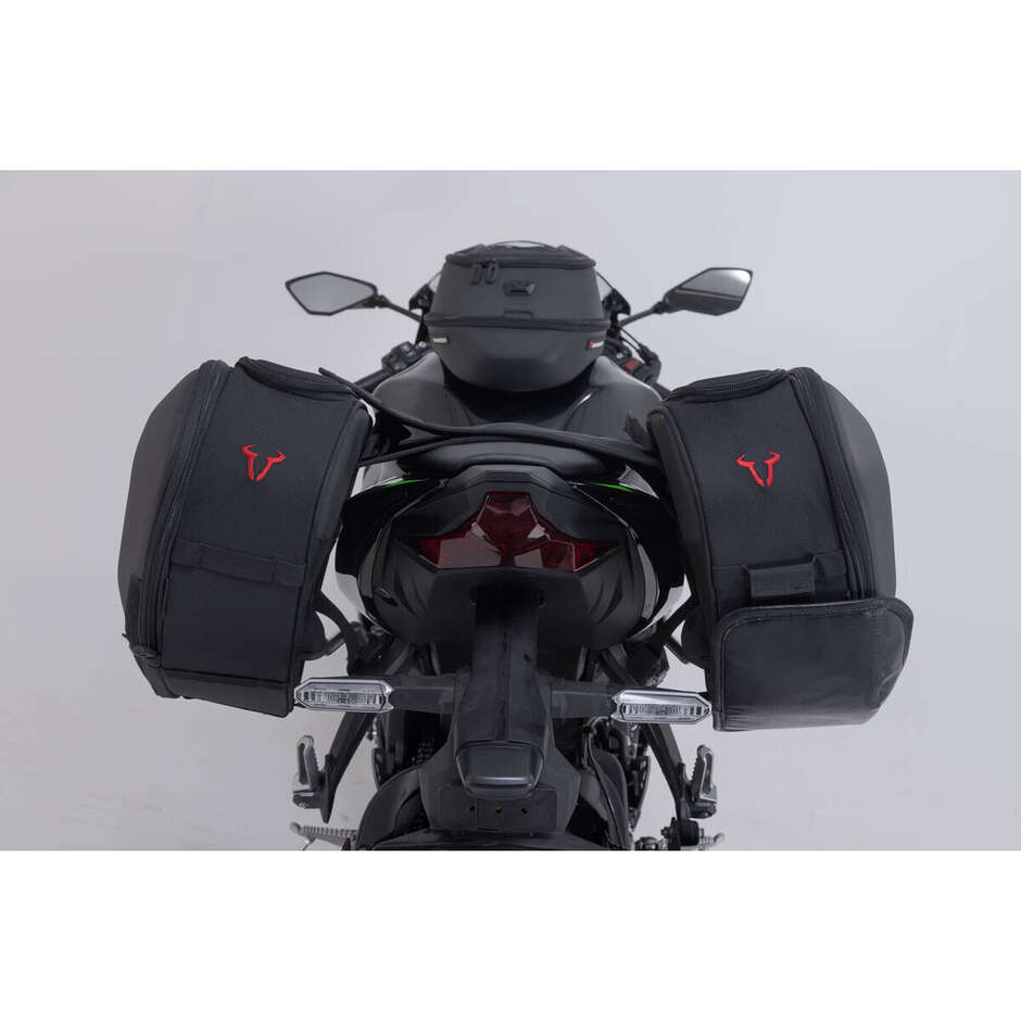 Ensemble de sacoches latérales Pro Blaze H Noir / Anthracite Sw-Motech BC.HTA.08.740.37000 Pour Kawasaki ZX-6R (23-), ZX-4RR (23-)