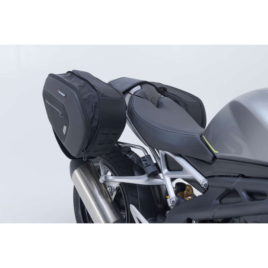 Ensemble de sacoches latérales PRO BLAZE H Sw-Motech BC.HTA.11.740.36200 pour TRIUMPH SPEED TRIPLE 1200 RR (2021-2025)