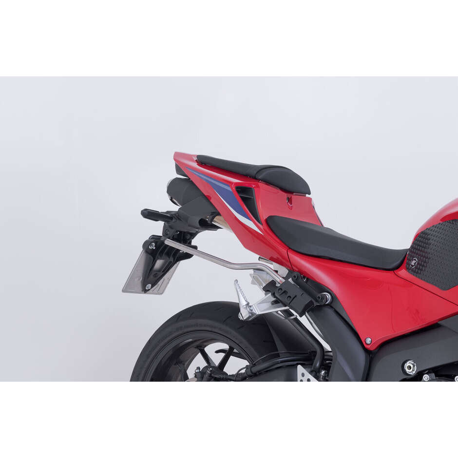 Ensemble de sacoches latérales Pro Blaze Noir/Anthracite SW-Motech BC.HTA.01.740.35001 pour Honda CB500F/CB650F/CBR500R/CBR600RR/CBR650F
