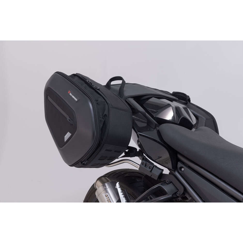 Ensemble de sacoches latérales Pro Blaze Noir/Anthracite SW-Motech BC.HTA.06.740.35300 pour Yamaha FZ1 / FZ1 Fazer / FZ8 / FZ8 Fazer