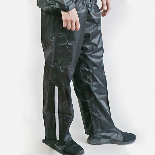 Ensemble veste et pantalon imperméables Tj Marvin CLASSICO E31 Noir Jaune Fluo (2pcs)