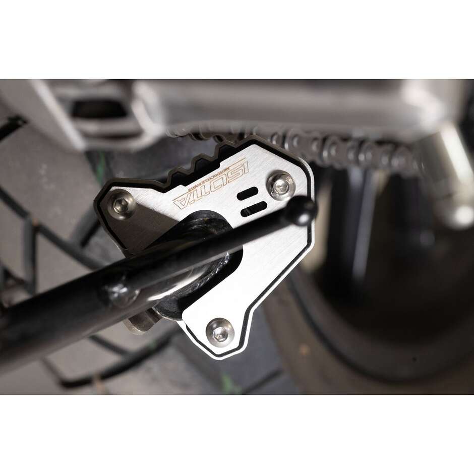 Estensione Base Cavalletto Laterale Isotta per HONDA CB 500X - NX 500 Nero