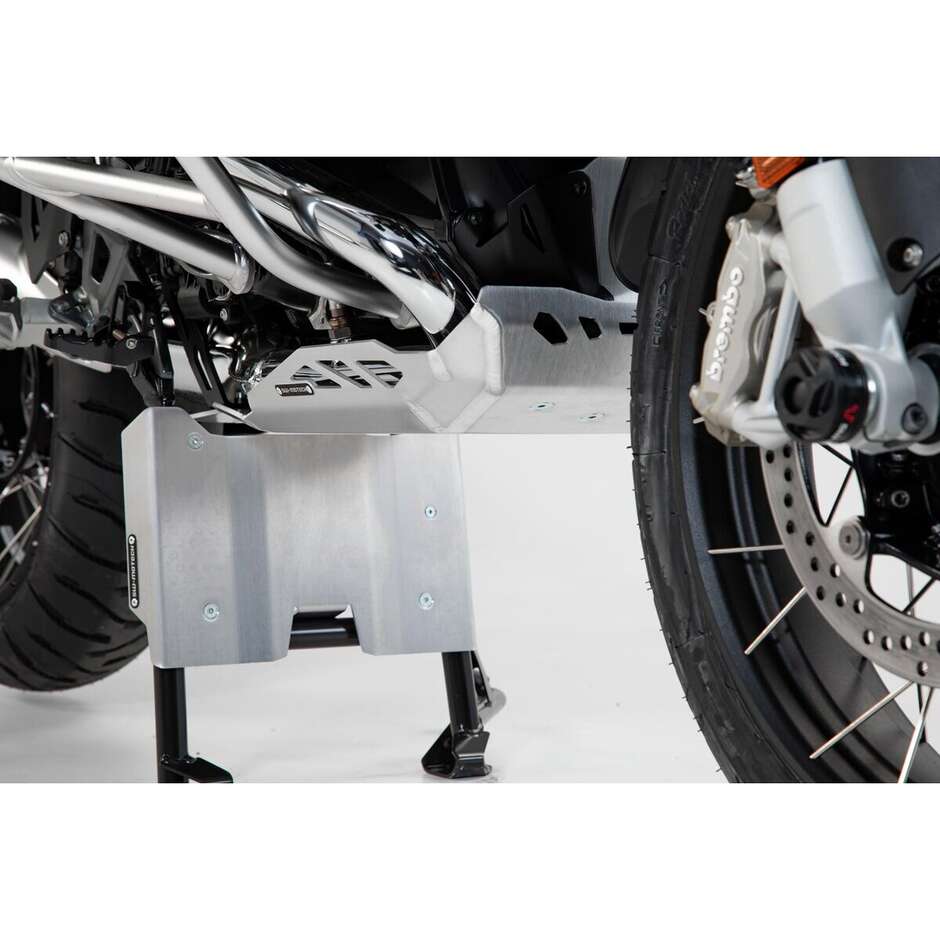Estensione Protezione per Cavalletto Centrale Argento Sw-Motech MSS.07.781.10302/B BMW R 1200 GS (12-18), R 1250 GS (18-)