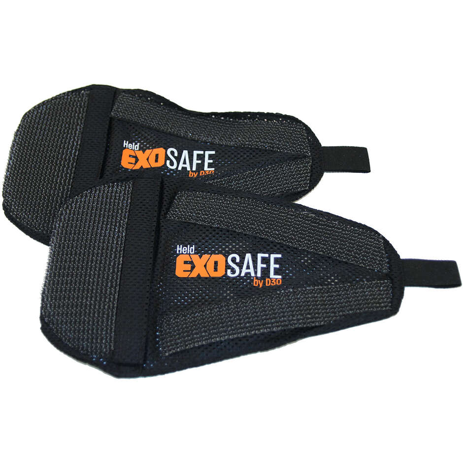 Exosafe by D3O Protective Velcro Pocket (HPA) for Elbows/Small Knees Held Black
