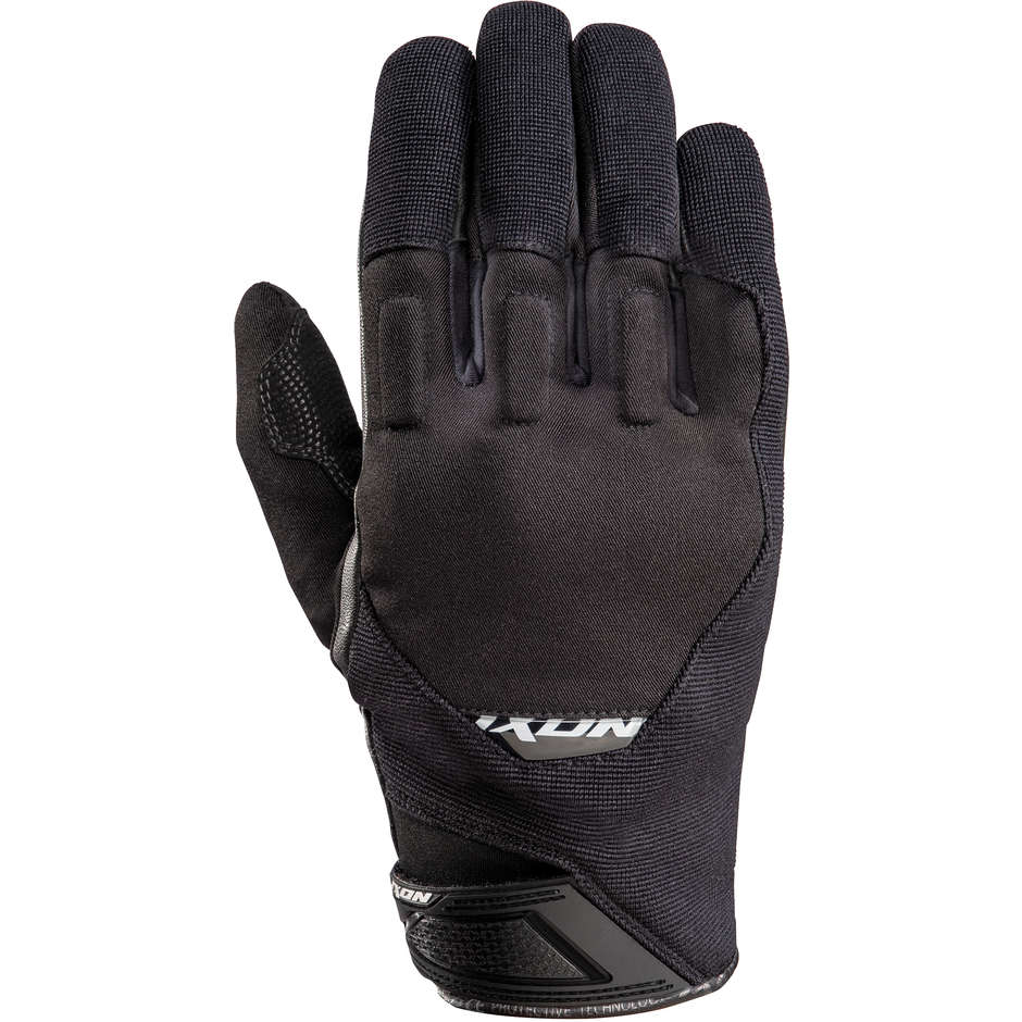Fabric Motorcycle Gloves Half Season Waterproof Ixon RS SPRING Black