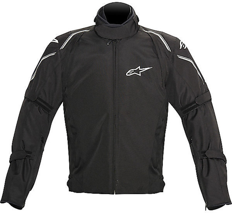 Fabric Motorcycle Jacket Alpinestar Drystar Black Megaton For Sale