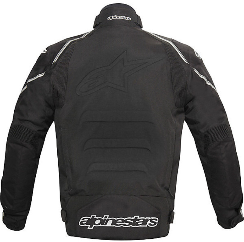 Fabric Motorcycle Jacket Alpinestar Drystar Megaton Black / Ice
